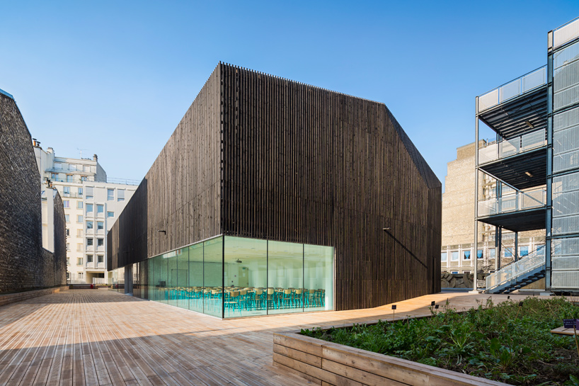 AZC atelier zundel cristea urban barn descartes university lecture theaters paris designboom