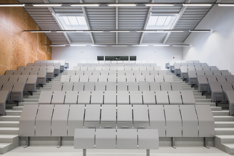 AZC atelier zundel cristea urban barn descartes university lecture theaters paris designboom