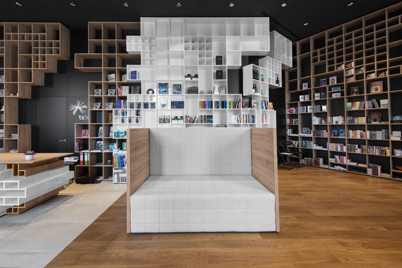 Sono Architects Envelops Slovenian Bookstore With