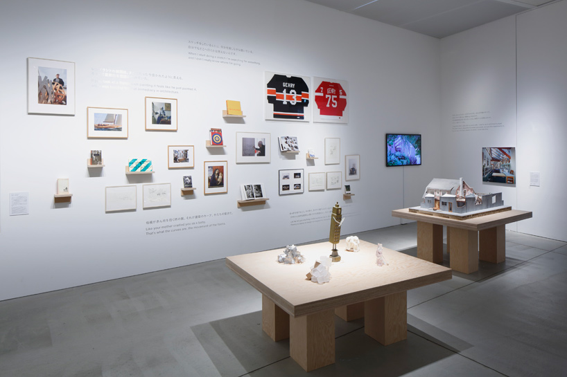 frank gehry i have an idea exhibition design sight toyko designboom