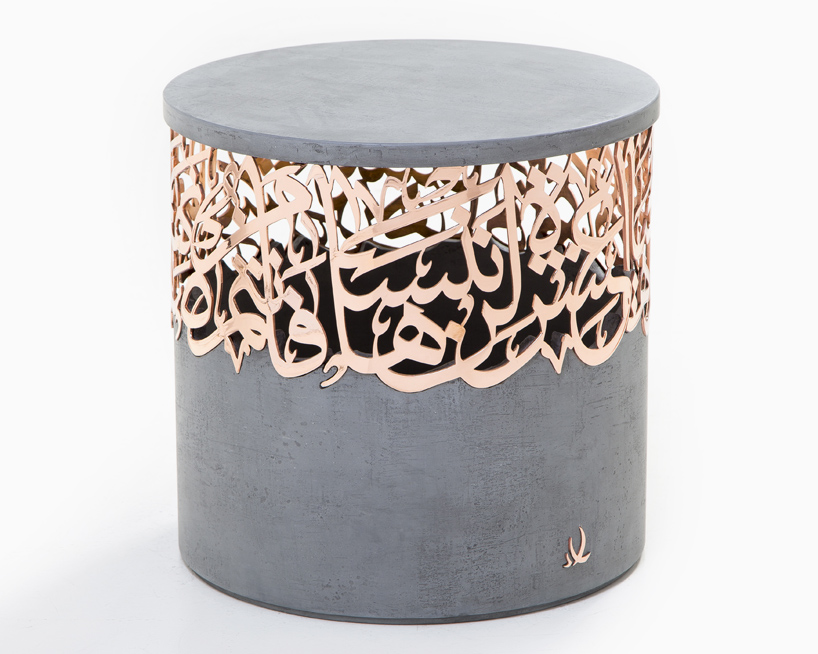 dubai design week iyad naja stools ode rose