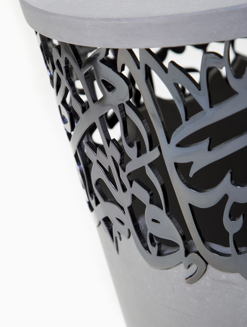 dubai design week iyad naja stools ode rose