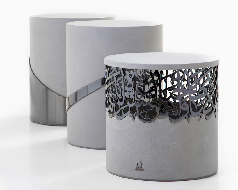 dubai design week iyad naja stools ode rose