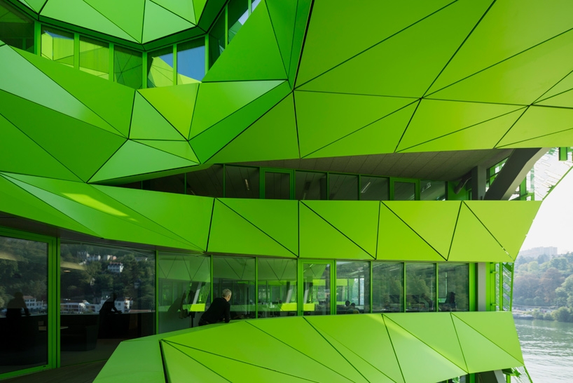 jakob macfarlane green cube euronews headquarters lyon confluence france designboom