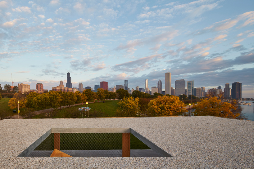 lakefront kiosk chicago horizon ultramoderne chicago architecture biennial designboom