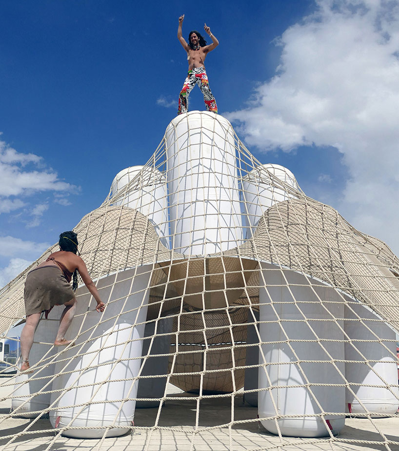 pneuhaus playascape burning man designboom