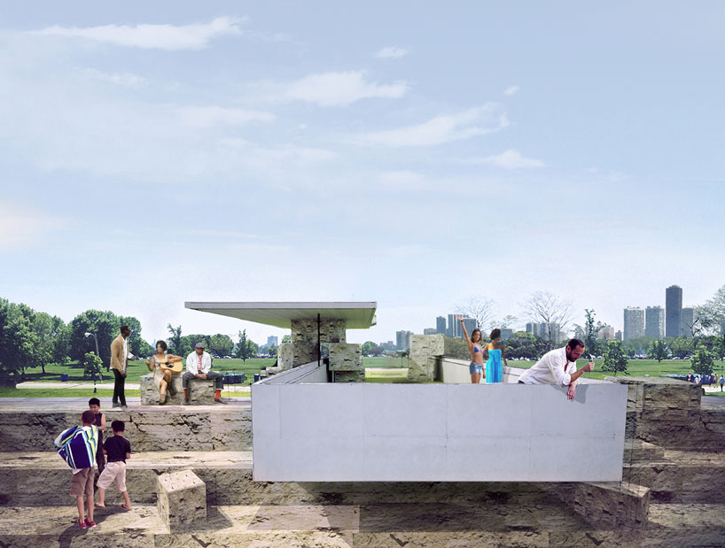 rock-&-the-bean-nle-kunle-adeyemi-ROCK-chicago-architecture-biennial-designboom-02