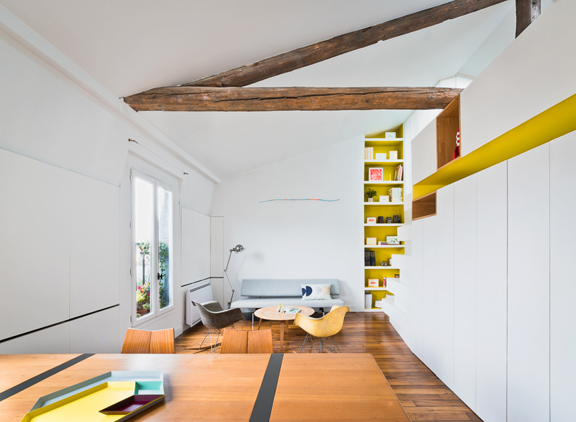 sabo project paris apartment renovation hike montmartre interiors designboom