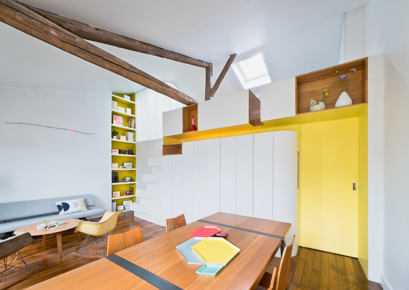 sabo project paris apartment renovation hike montmartre interiors designboom