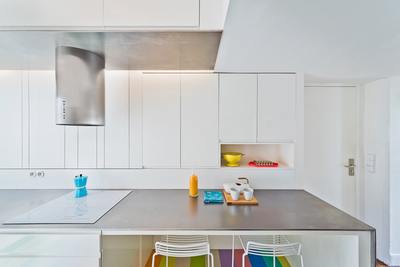 sabo project paris apartment renovation hike montmartre interiors designboom