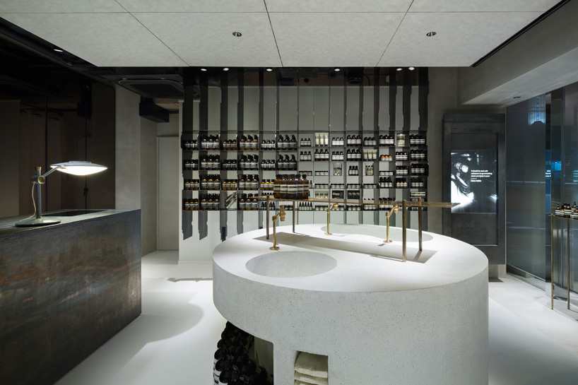 shinichiro ogata simplicity aesop stores japan designboom