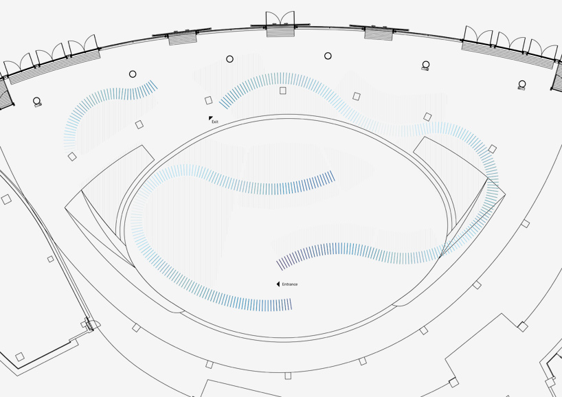 studio O symphony of blues installation beijing design week 2015 designboom