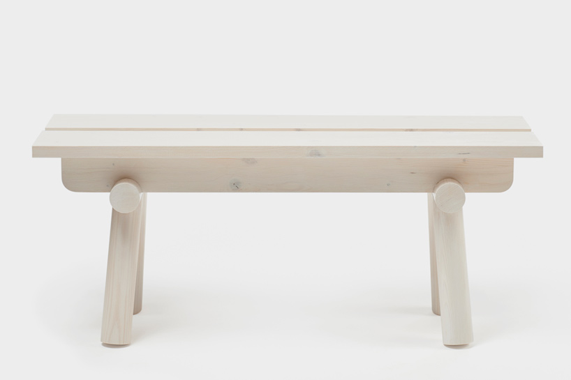 tomas kral krehky torii seats bench stool designblok 2015 designboom