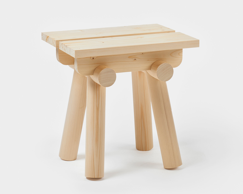 tomas kral krehky torii seats bench stool designblok 2015 designboom