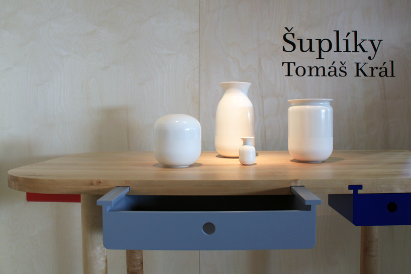 tomas kral krehky torii seats bench stool designblok 2015 designboom