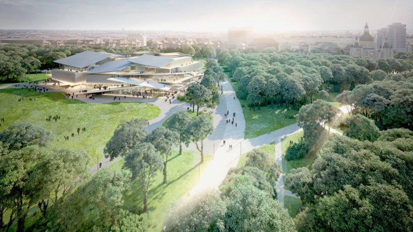 SANAA budapest the new national gallery of hungary museum liget designboom