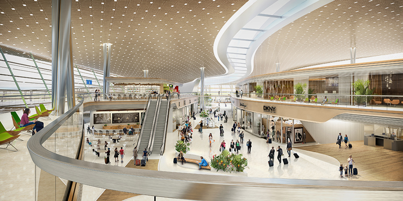 UNStudio taiwan taoyuan international airport terminal 3 competition designboom