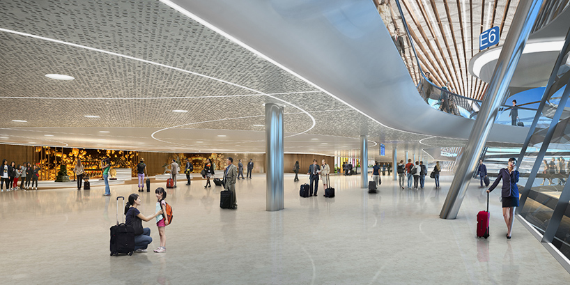 UNStudio taiwan taoyuan international airport terminal 3 competition designboom