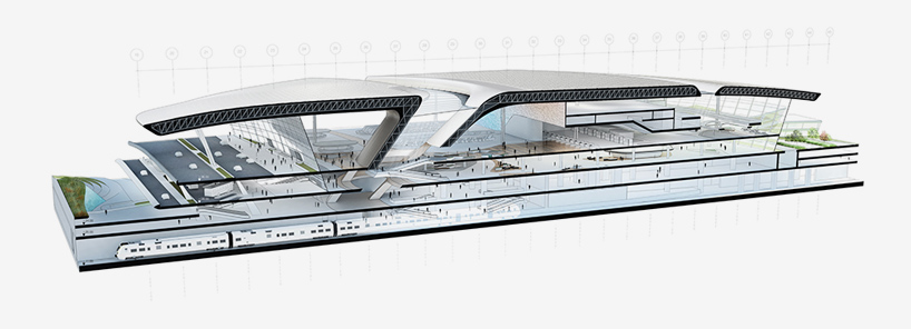 UNStudio taiwan taoyuan international airport terminal 3 competition designboom