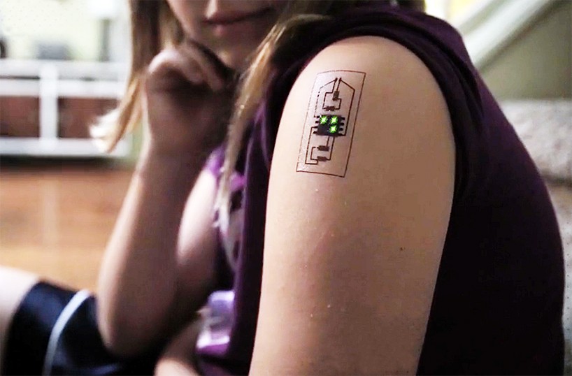 chaotic moons tattoo circuits integrate unnoticeable wearable technology  into daily life