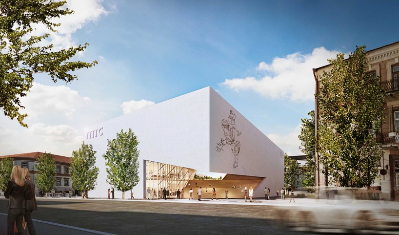 daniel libeskind modern art center mac vilnius lithuania designboom