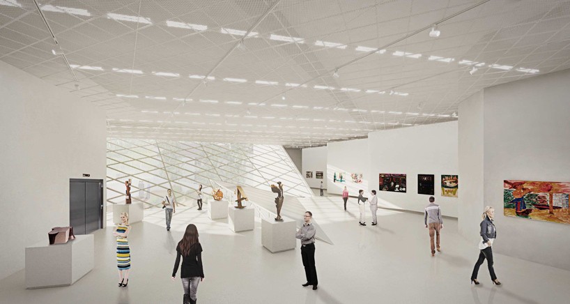 daniel libeskind�s modern art museum in lithuania is set