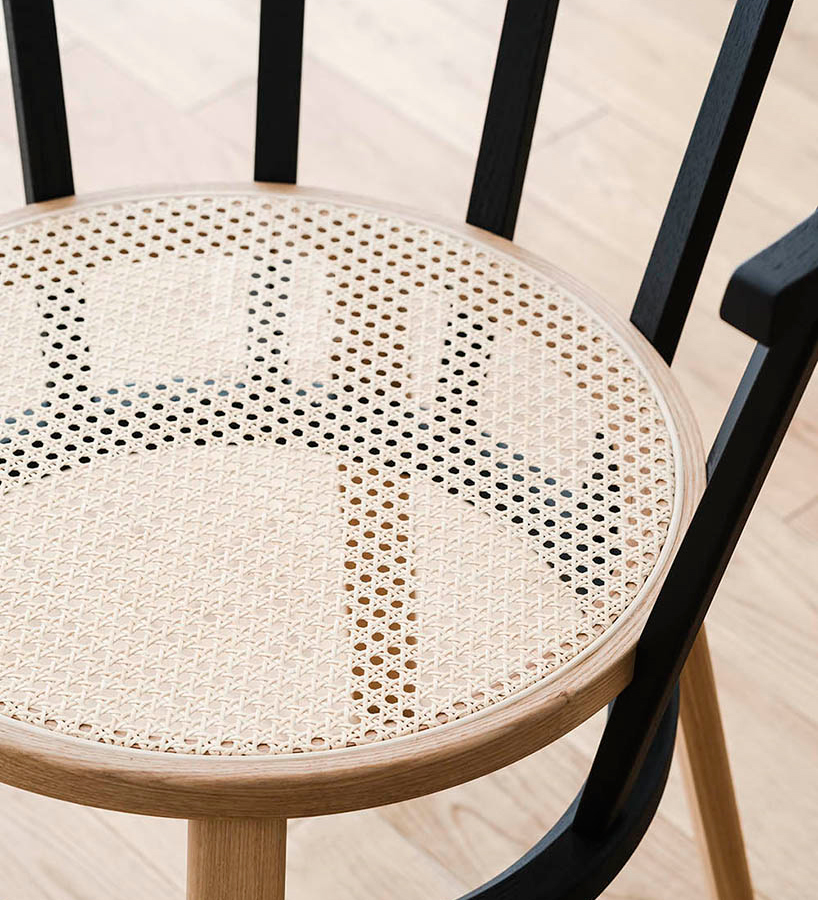 drill design offset windsor chair designboom 