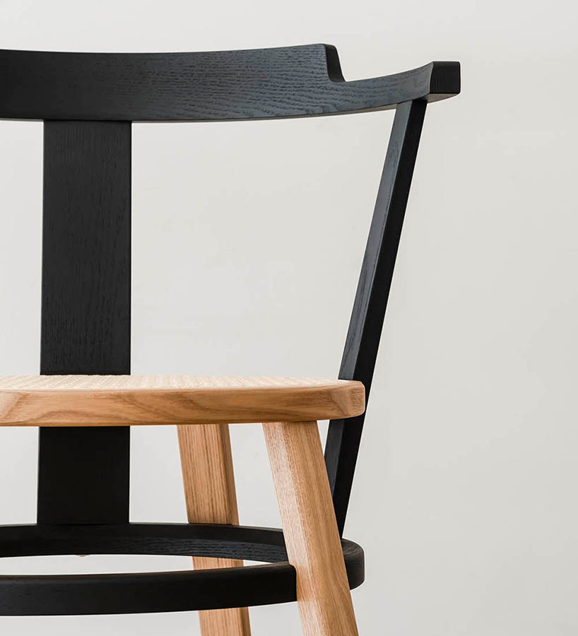 drill design offset windsor chair designboom 