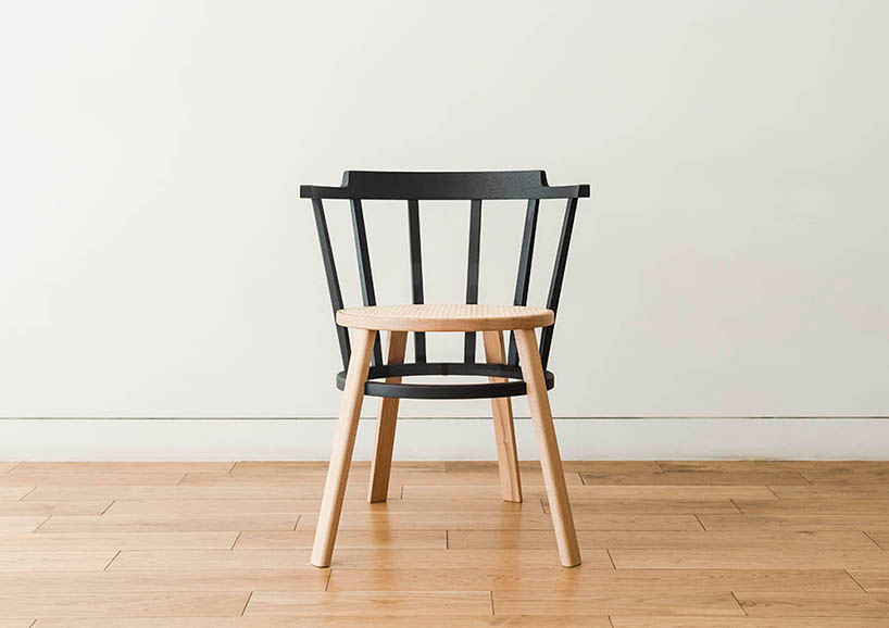drill design offset windsor chair designboom 