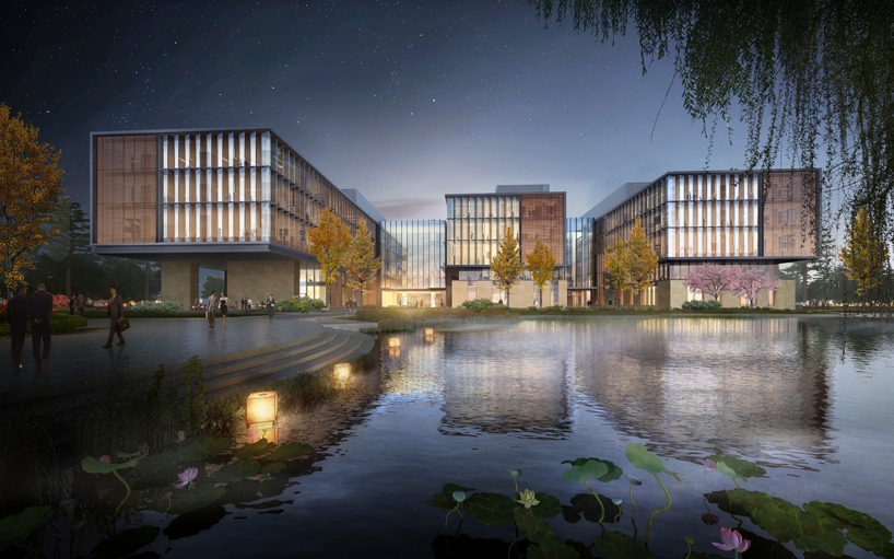 ennead architects huawei research center wuhan china designboom