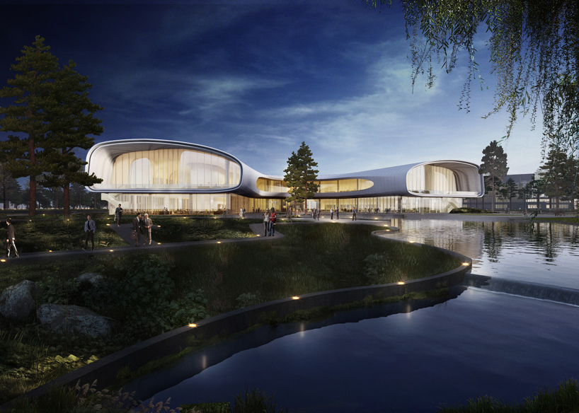 ennead architects huawei research center wuhan china designboom