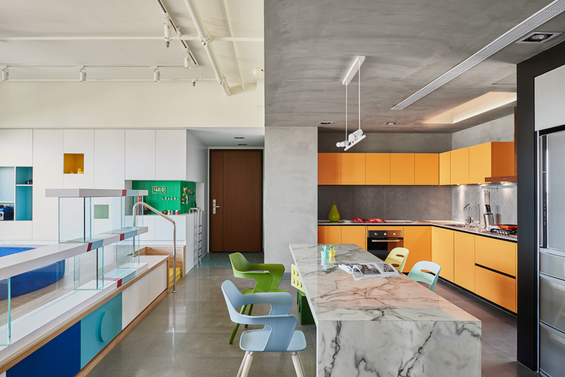 hao design studio the lego play pond interiors taiwan designboom