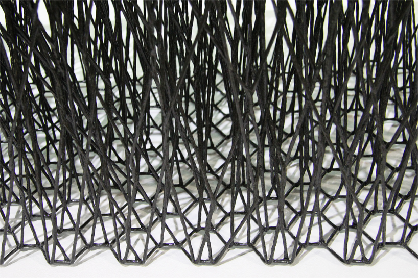 il hoon roh carbon fibre luno chair gwangju design biennale designboom 