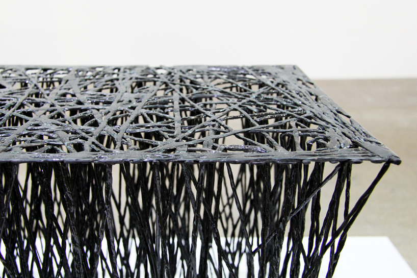 il hoon roh carbon fibre luno chair gwangju design biennale designboom 