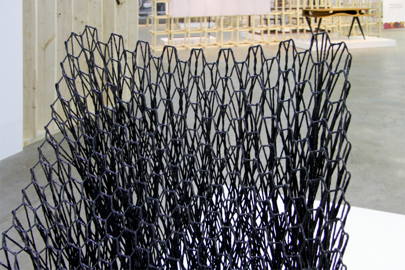 il hoon roh carbon fibre luno chair gwangju design biennale designboom 