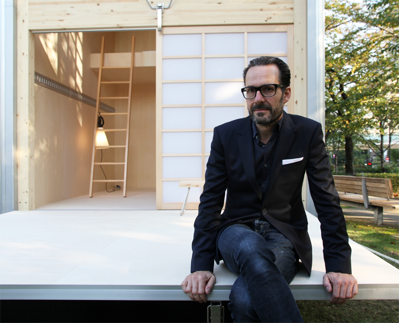 konstantin grcic aluminum muji hut tokyo designboom 