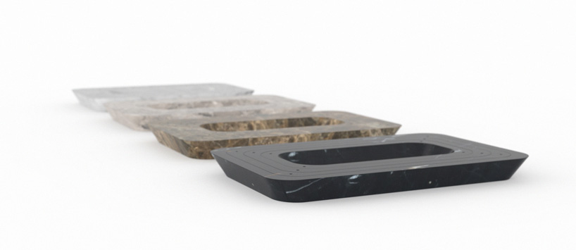 matter of stuff curated by MOS lithosphere coffee table designboom