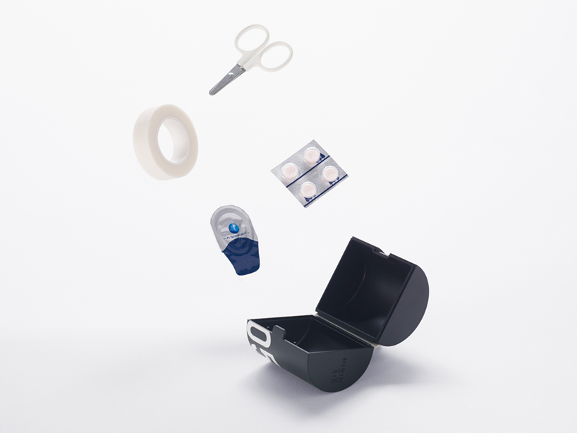 nendo emergency kit minim+aid designboom 