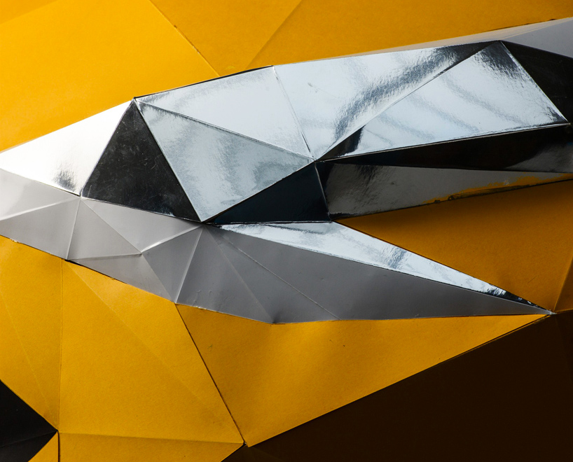 nissan forms fullsize origami car with 2,000 folded paper sheets