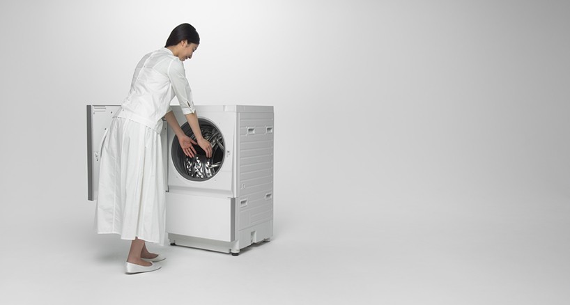panasonic washing machine designboom