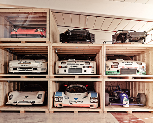 inside the hidden warehouse of stuttgart's porsche museum