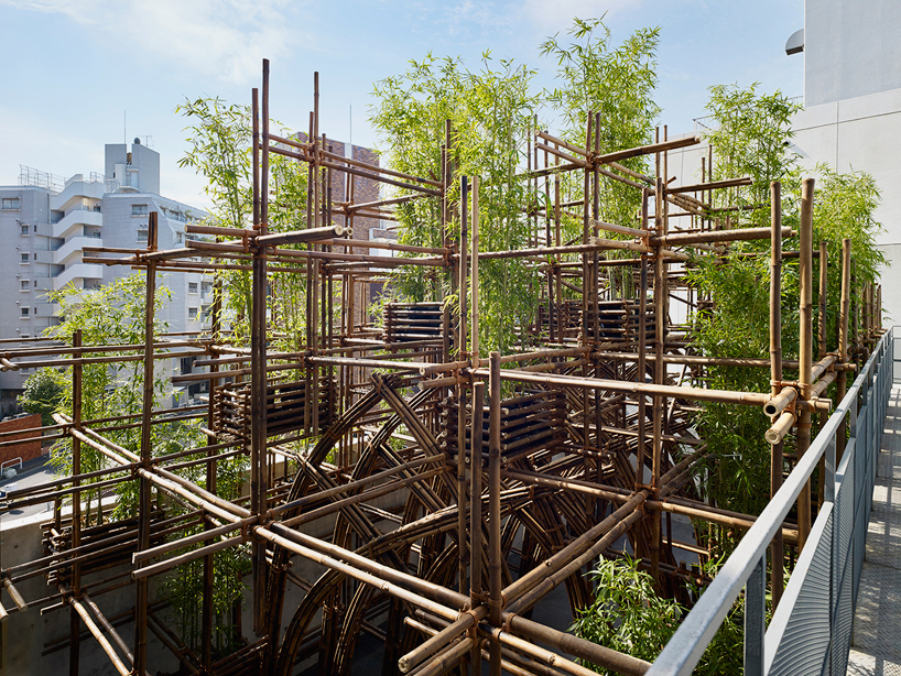bamboo forest pavilion in tokyo by vo trong nghia architects