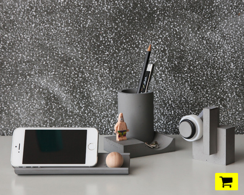 22 design studio merge desktop stationery set designboom