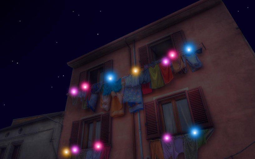 Lightly - solard powerd clothpins designboom