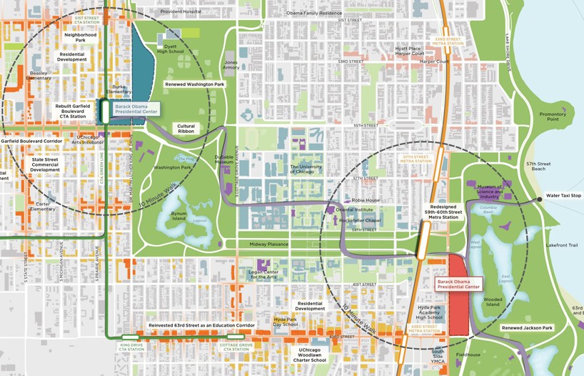 barack obama foundation presidential center chicago shortlist diller scofidio renfro renzo piano david adjaye snohetta designboom