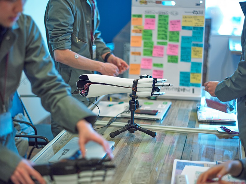 exiii bionic arm designboom