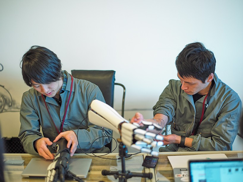 exiii bionic arm designboom