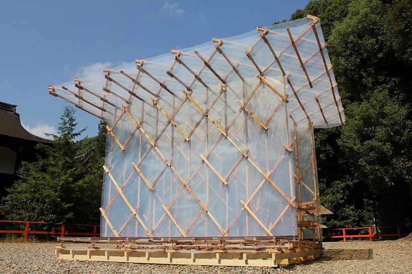 kengo kuma design miami tea pavilions galerie philippe gravier designboom