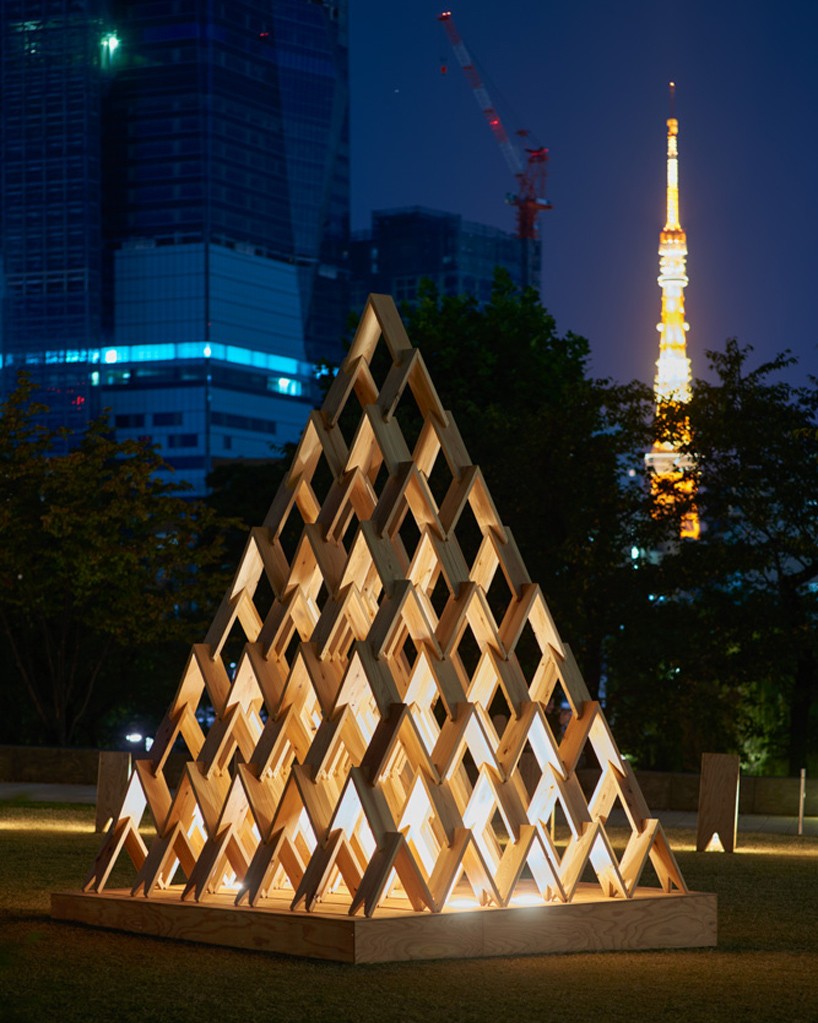 kengo kuma devises 'tsumiki', a system of wooden modules