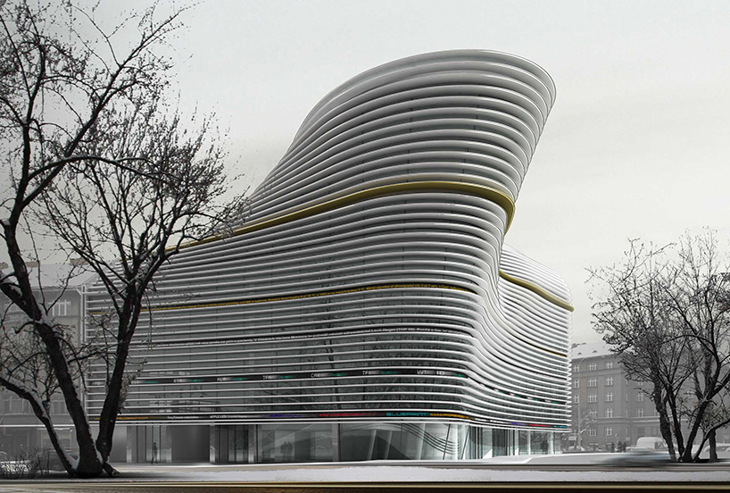 the line multi-purpose building by randan hubicka architectural studio
